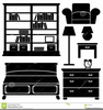 Free Bedroom Furniture Clipart Image