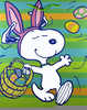 Free Snoopy Easter Clipart Image