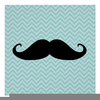 Chevron Mustache Pattern Image