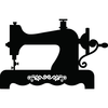 Singer Sewing Clipart Image