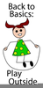 Outside Play Clipart Image
