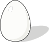 White Egg Clip Art