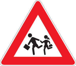 School Crossing Sign Clip Art