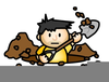 Man Digging A Hole Clipart Image