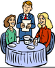 Dinner Bill Clipart Image