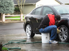 Guy Washing Car Image