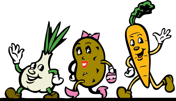 cartoon clipart of vegetables - photo #22
