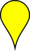 Google Maps Icon - Yellow Clip Art