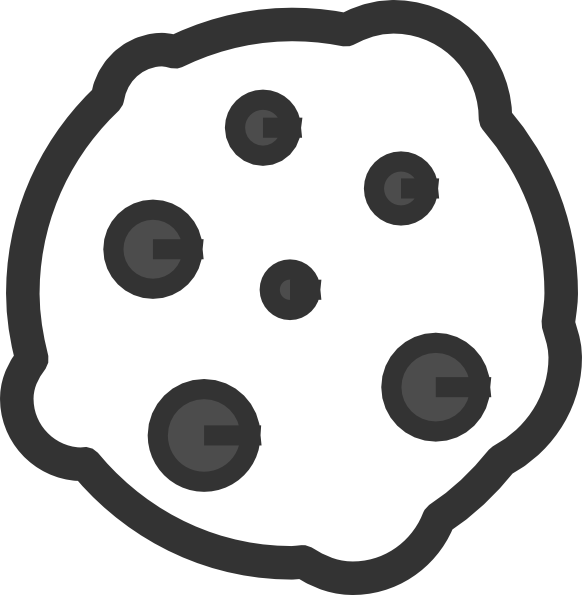 free cookie clipart black and white - photo #2