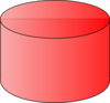 Red Cylinder Clip Art
