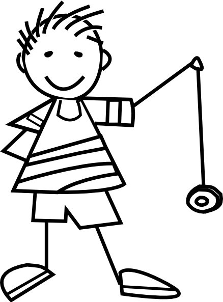 yoyo clipart black and white - photo #7