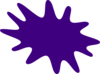 Purple Splat Clip Art