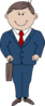 Suite Man Clip Art