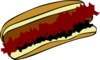 Chili Coney Dog Clip Art