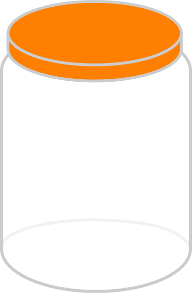 Plain Dream Jar Orange Clip Art at Clker.com - vector clip art online