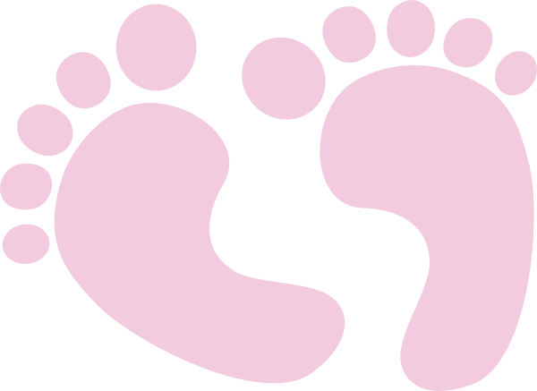 clip art pink baby feet - photo #3