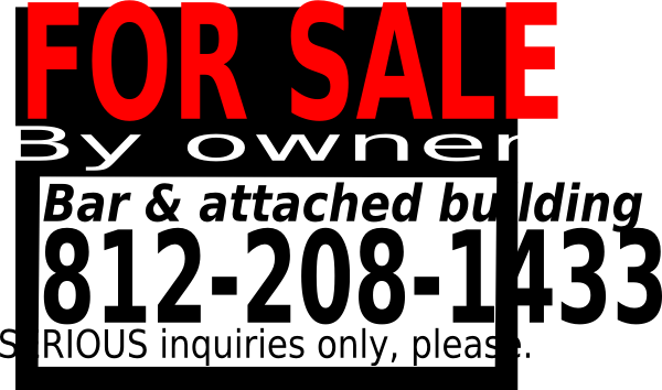 For Sale Sign Icon. For Sale Sign clip art