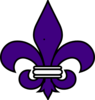 Fleur De Lis Purple Clip Art