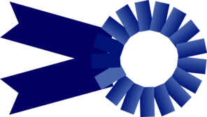 Blue Ribbon Large Clip Art