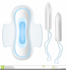 Feminine Products Clipart Image