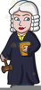Female Attorney Clipart Image