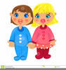 Baby Twins Clipart Image