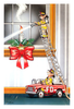 Firefighter Christmas Clipart Image