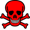 Red Skull Clip Art