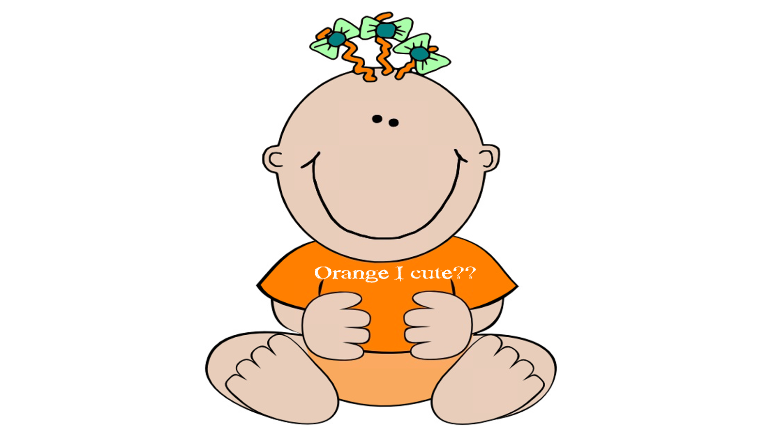Baby Orange Cute | Free Images at Clker.com - vector clip ...