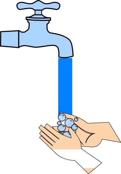 free clipart images hand washing - photo #16