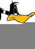 Happy Daffy Duck Animated Clipart Image