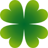 Pierig Four Leaf Clover Clip Art