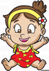 Excited Kid Clipart Image