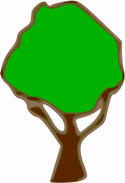 tree drawing with roots. Tree Drawing clip art