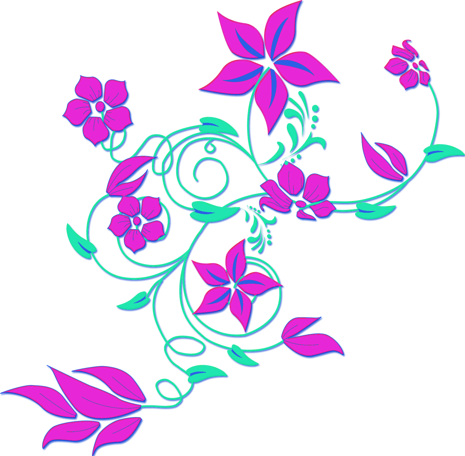 free clip art flower designs - photo #29