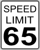 Speed Limit Roadsign Clip Art