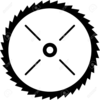 Circular Saw Blade Clipart Image