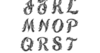 Leaf Script Alphabet Image