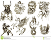Mythological Creatures Clipart Image
