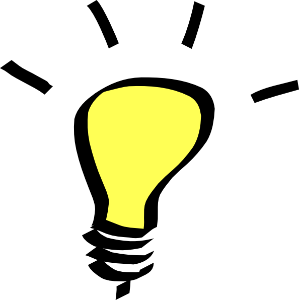clipart of a light bulb