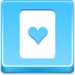 Free Blue Button Icons Hearts Card Image