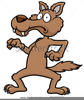 Scared Dog Clipart Image