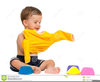 Clipart Boy Getting Dressed Image