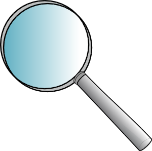 magnifying glass clip art vector clip art online royalty free magnifying glass 300x298