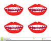 Funny Mouths Clipart Image