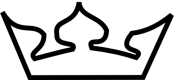 clipart crown outline - photo #14