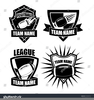 Football Laces Clipart Image