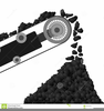 Coal Conveyor Clipart Image