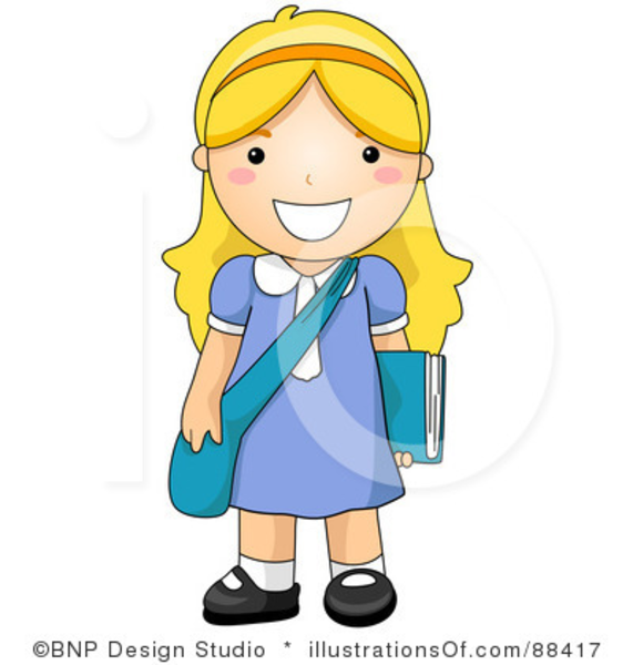 school girl clipart - photo #3