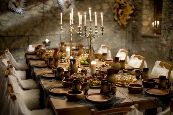 Medieval Feast Table | Free Images at Clker.com - vector clip art